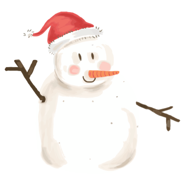 Sevimli Kardan Adam Noel elementi şeffaf png