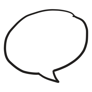 Konuşma balonu png, şeffaf arkaplan karalama clipart