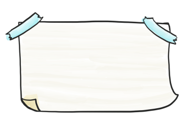 Saydam arkaplanda duvara bantlanmış boş not kağıdı png 'si