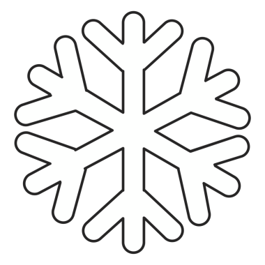 Beyaz kar tanesi png etiketi, şeffaf arkaplan