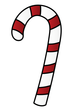 Şeker bastonu png etiketi, şeffaf arkaplan