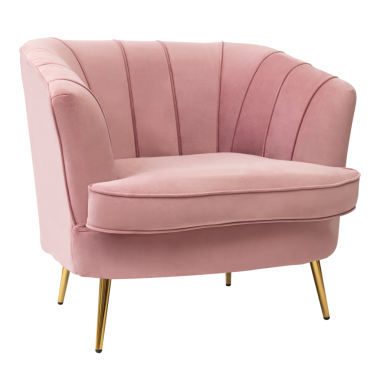 Pembe kadife sandalye png modern şık tasarım