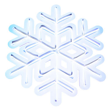 Şeffaf arkaplanda plastik kar tanesi png kolajı ögesi