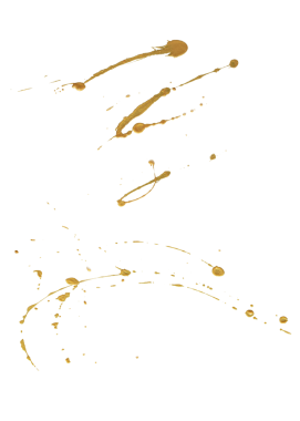 Altın lekeli yağlı boya dokusu şeffaf png