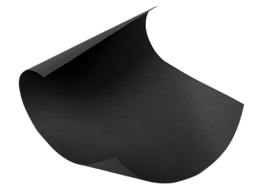 Kıvrımlı siyah çizelge tasarımı ögesi