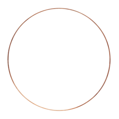 Altın yuvarlak çerçeve tasarımı ögesi