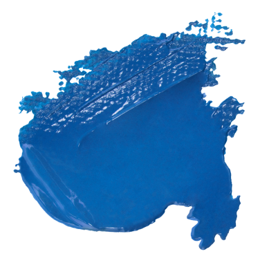 Mavi boya lekesi desenli png fırça darbesi yaratıcı sanat grafiği