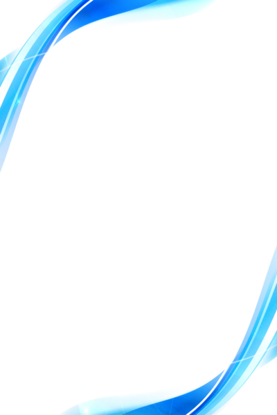 Mavi eğri çerçeve şablon tasarımı ögesi