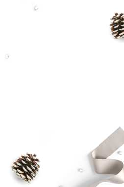 Çerçeve çam kozalağı dekore edilmiş Noel arkaplanı 