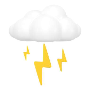 Bulut klip png, 3d grafik, şeffaf arkaplan