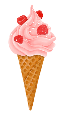 Yumuşak servis png etiketi, şeffaf arkaplan