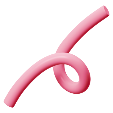 PNG eğri çizgi, 3 boyutlu elementler, şeffaf arkaplan