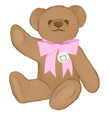 Teddy Bear png çıkartması, sevimli peluş oyuncak grafikleri, şeffaf arka plan