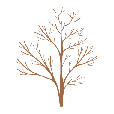 Beyaz kenarlık tasarım elementi olan kuru ağaç etiketi