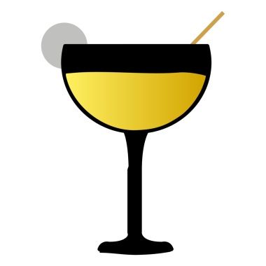 PNG kokteyl simgesi illüstrasyon etiketi, şeffaf arkaplan