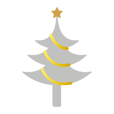 Noel ağacı resimlemesi, şeffaf arkaplan