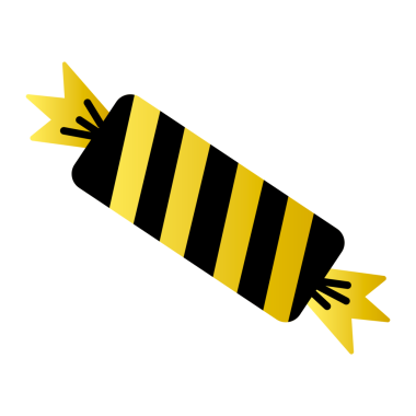 Png süslü parti şeker illüstrasyonu, şeffaf arka plan