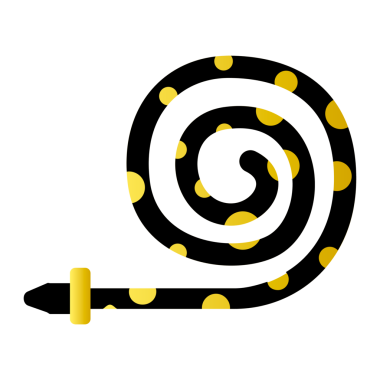 Png parti ıslık illüstrasyonu, şeffaf arkaplan