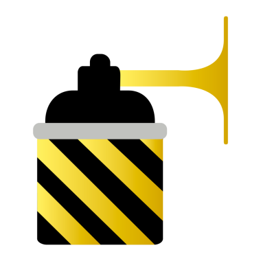 Png parti gaz kornosu illüstrasyonu, şeffaf arkaplan