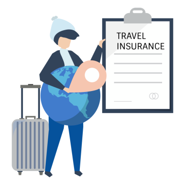 Seyahat sigortası png illüstrasyon, şeffaf arkaplan