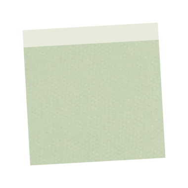 Adaçayı yeşili not kağıdı günlük etiketi tasarımı ögesi