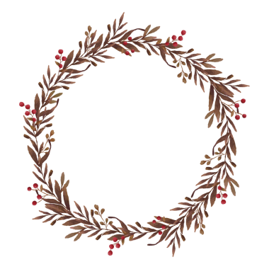 Noel çelengi çerçevesi png etiketi, şeffaf arkaplan