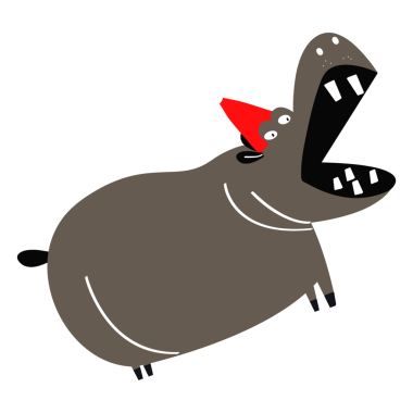 Noel suaygırı karalama elementi, şeffaf arkaplan