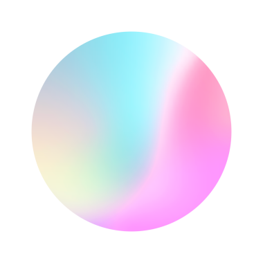 Renkli yuvarlak eğimli element şeffaf png