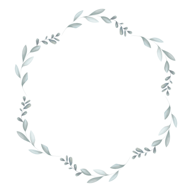 Altıgen yapraklı çerçeve sosyal ilanlar şeffaf png şablonu