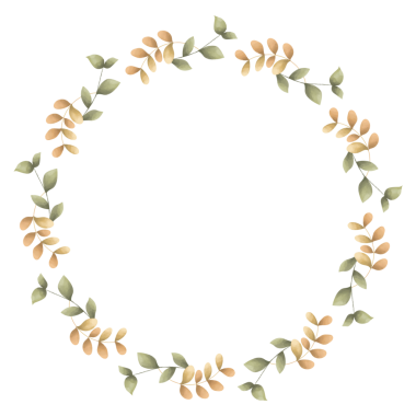 Boş yapraklı çerçeve sosyal reklamlar şeffaf png şablonu