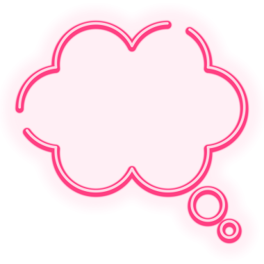 Neon ışıkları balon tasarım ögesinin şeffaf png