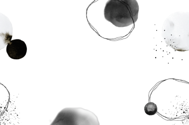 Soyut siyah mürekkep sıçratma şablonu şeffaf arkaplan