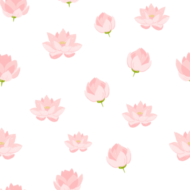 Lotus png çiçek deseni şeffaf arkaplanda pembeyle