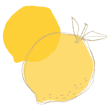 Meyve karalaması sarı limon png kopyalama alanı