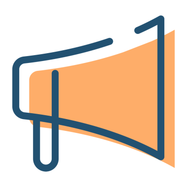 Png Megafon ana hatları simge reklam sembolü