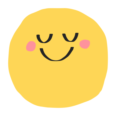 PNG kızartılmış yüz çıkartması şirin karalama simgesi