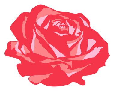 Kırmızı gül png bahar çiçekli günlük etiketi