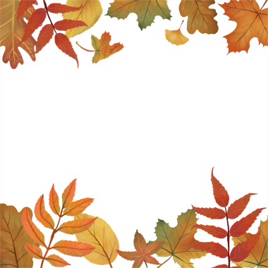 Sonbahar png arkaplanı şeffaf bırakır