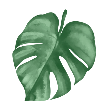 Png bitki yaprağı tasarım elementi Canavar