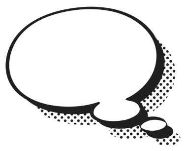 Düşünce kabarcığı png çıkartması, çizgi film pop sanatı tarzı