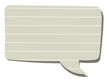 Gri çizgili kağıt desenli konuşma balonu png etiketi