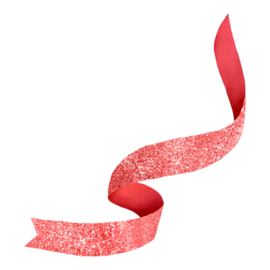 Kırmızı kurdele png ögesi, simli tasarım, şeffaf arkaplan
