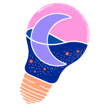 Gerçeküstü ampul png etiketi, şeffaf arkaplan