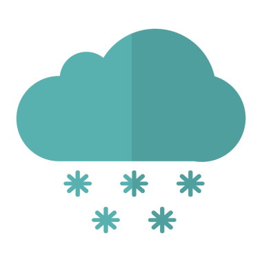 Kar simgesi png, şeffaf arkaplan üzerine hava tahminleri 