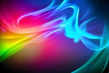 abstract background with neon light and motion effects clipart