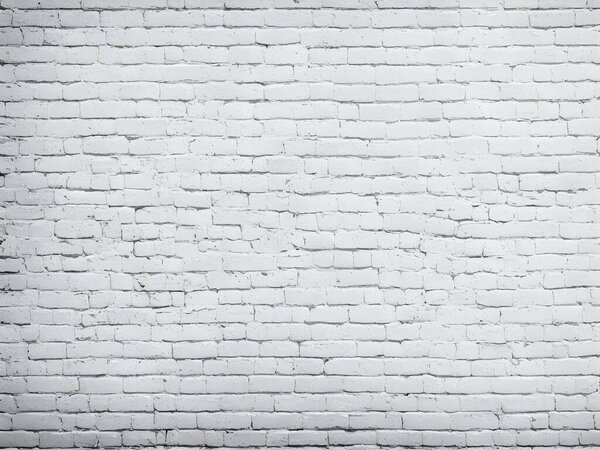 white brick wall background.