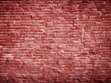 old wall background with red brick and white bricks clipart