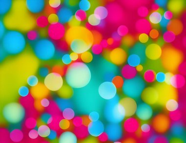 abstract colorful bokeh background. creative background defocused clipart