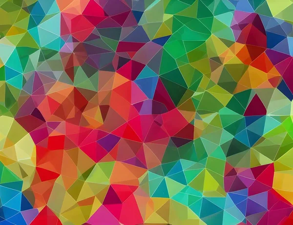Красочный Фон Мозаичными Линиями Геометрический Узор — стоковое фото