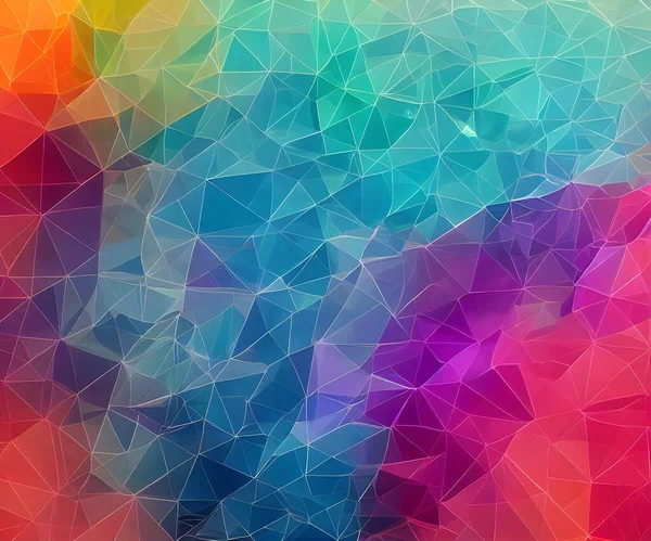 Farbenfroher Hintergrund Mit Mosaiklinien Geometrischem Muster Stockbild